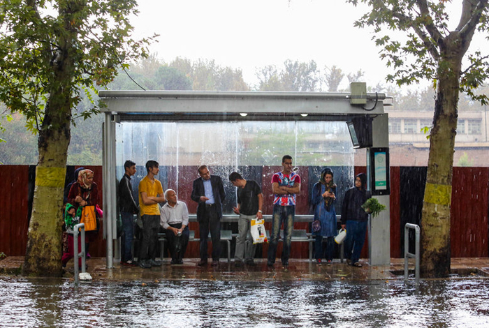 بارش پاییزی در تهران